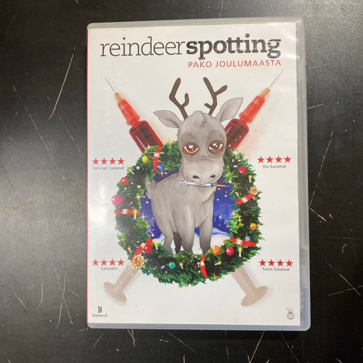 Reindeerspotting - pako joulumaasta DVD (M-/M-) -dokumentti-